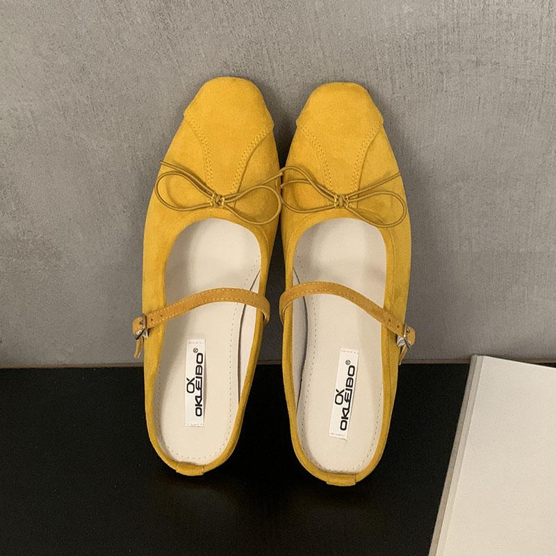 Мода Весна Лето Мода Обувь Женские Балетки Шлепанцы Туфли Женские Слайды Сандалии Женские Балетки Шлепанцы Мюли Обувь 35 жёлтый